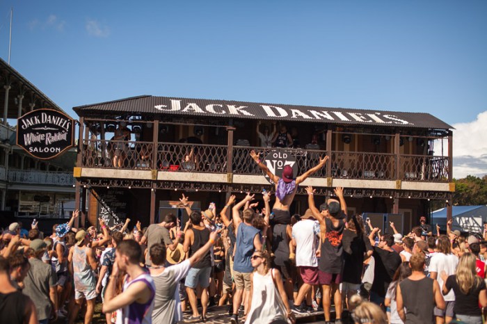 Festival Vibes at the Jack Daniel's White Rabbit Saloon Future Music Festival Sydney Image Source: The Sound Campaign 