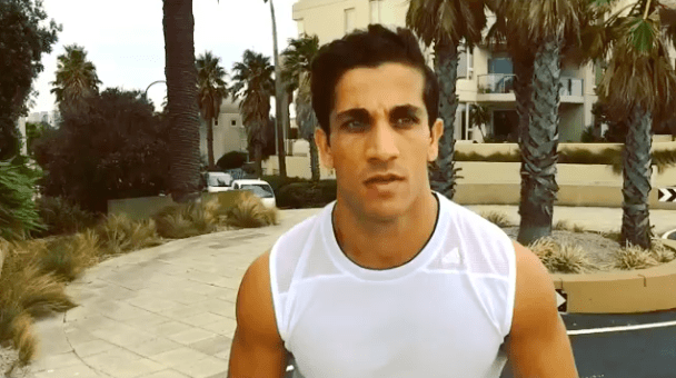 Firass Dirani leaps to great heights in his new fitness Instagram video 
