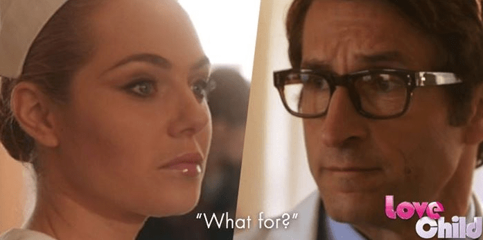 Sexual tension and hospital politics have been well and truly alive throughout the drama's first season  Image Source: Love Child Facebook 