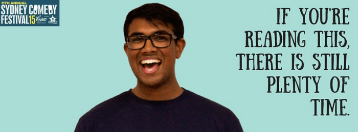 Rowan Thambar is set to make his Sydney Comedy Festival debut
