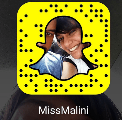Malini was initially hesitant to use Snapchat but the social media application is now one of her most valuable tools to connect with readers 