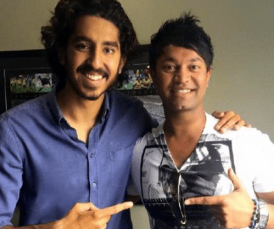 Dev Patel with Saroo Brierley