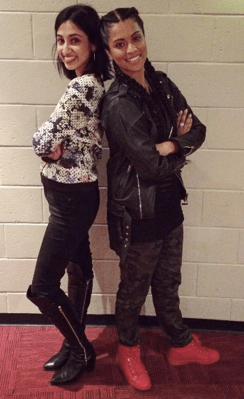 Hanging with Lilly Singh (aka iiSuperwomanii). Source: I Am Starstruck 